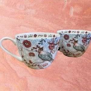Portobello by Design Bone China Gift Mug for Coffee Tea - Set of two